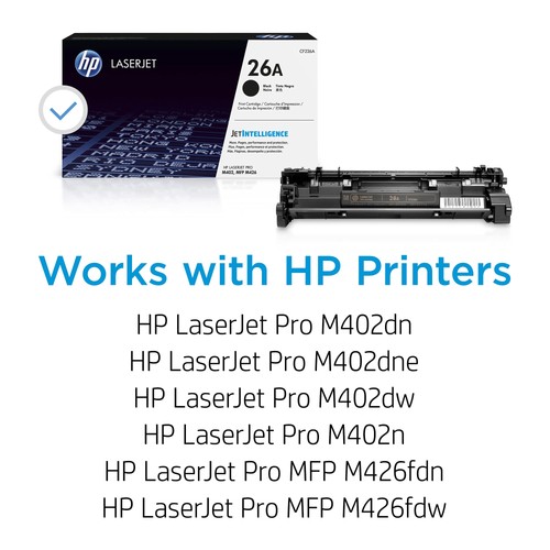 HP 26A (CF226A) Czarny oryginalny toner LaserJet firmy HP - Zdjęcie 2 z 9