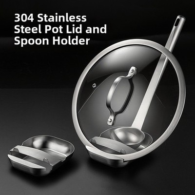Küchenutensilien Organizer Ständer aus 304 Edelstahl für Löffel und Deckel