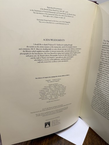 Ashkenazi Haggadah 1997 Hardcover - Imagen 5 de 9