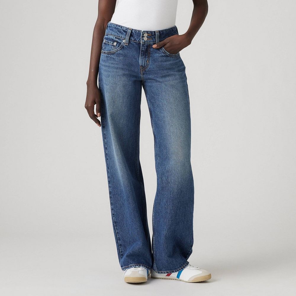 Женские джинсы свободного кроя с низкой посадкой Levis Superlow - Blended Beauty 25