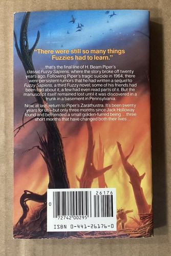 Fuzzies and Other People de H. Beam Piper ~ Michael Whelan ~ sin leer ~ 1984 ~ casi nuevo - Imagen 3 de 8