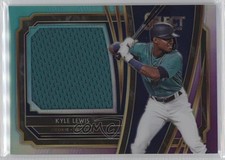 2020 Panini Select Rookie Jumbo Swatches Tri-Color Prizm 32/99 Kyle Lewis b8r