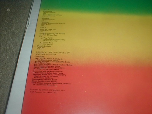 Michael Nesmith RANCH STASH Pacific Arts RE LP 1970's Country Folk Rock Monkees - Picture 3 of 7