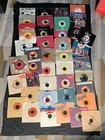 45 Rpm Lot Beatles Stones Bowie Who Queen AC/DC Beatles Police Cars