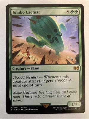 Final Fantasy-Jumbo Cactuar - MTG- # 191 - NM | eBay