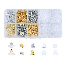 1080pcs Earring Backs Replacements, Silicone Plastic Earring Backs for Studs,...