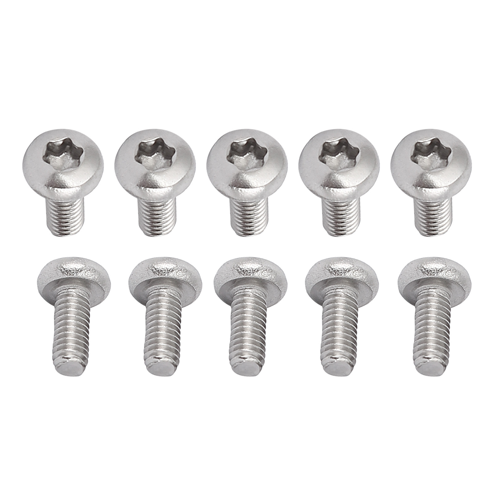 20Pack M2.5x6mm Pan Head Torx Screws 304 Stainless Steel Torx Fasteners Silver