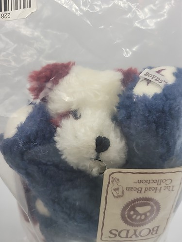 Boyds Bears Alan & Ethan H.B. Colección Par Patriótico Nuevo En Paquete Precintado - Imagen 6 de 14