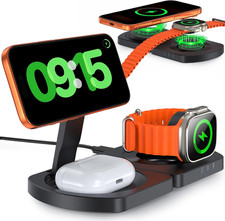 Wireless Charger for Iphone, 3-In-1 Magnetic Charging Station for Apple, Magsafe