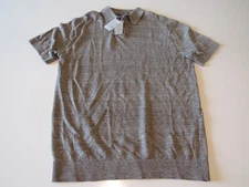 Daniel Cremieux Mens SS Sweater Heather Brown Medium Nwt