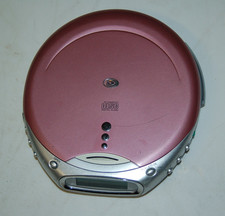 VTG rare Pink Durabrand Compact Disc CD Player Portable Walkman With Headphones