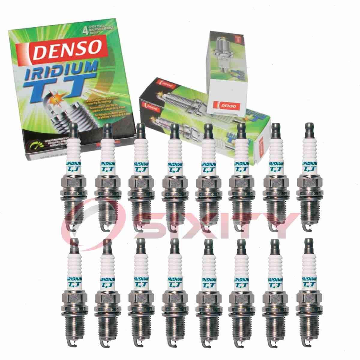 16 pc Denso Iridium TT Spark Plugs for 2003-2006 Mercedes-Benz CLK500 5.0L vy