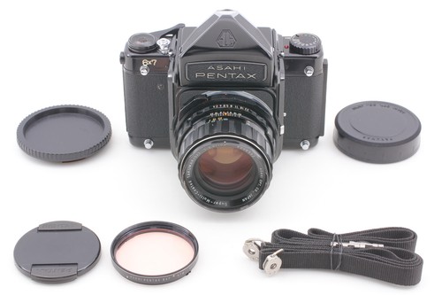 [Optical MINT] Pentax 6x7 67 Eye Level Camera Body 105mm f/2.4 Lens From JAPAN