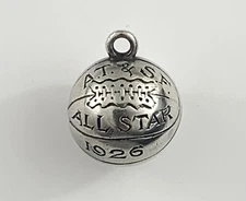 Rare 1926 ATSF Atchison Topeka Santa Fe Railway Sterling Silver Basketball Award