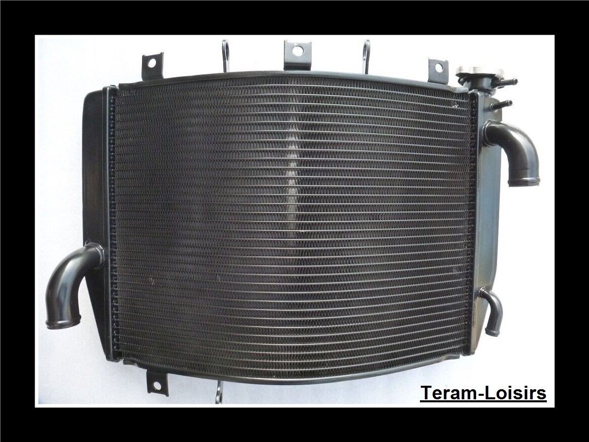 Radiateur de refroidissement moteur pour moto Kawasaki Ninja ZX6R 2005-2006 en aluminium