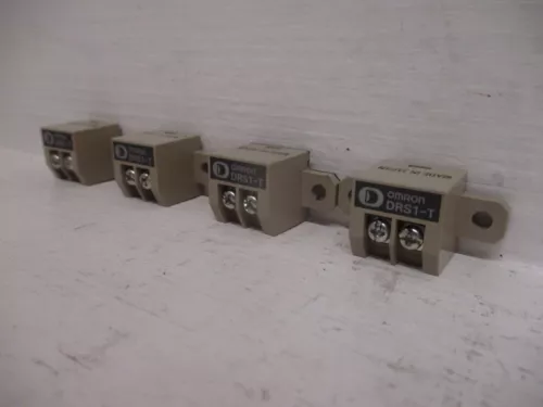LOT of 4 OMRON DRS1-T Terminal Block Resistor 2-position
