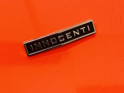Lambretta GP Rear Frame Badge – Innocenti Style, Black Finish