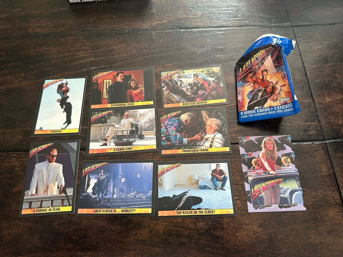 Topps 1993 Last Action Hero Trading Cards (1) Wax Pack. Arnold