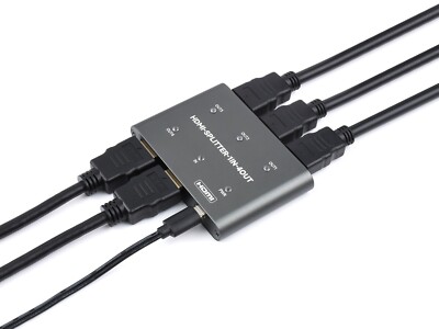 Waveshare HDMI 4k Splitter, 1 In 4 Out, Share One HDMI Source, High-Resolution