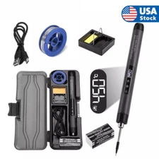 Type-C  Wireless Welding Tool Digital Electric Soldering Iron Kit RechargeablCo