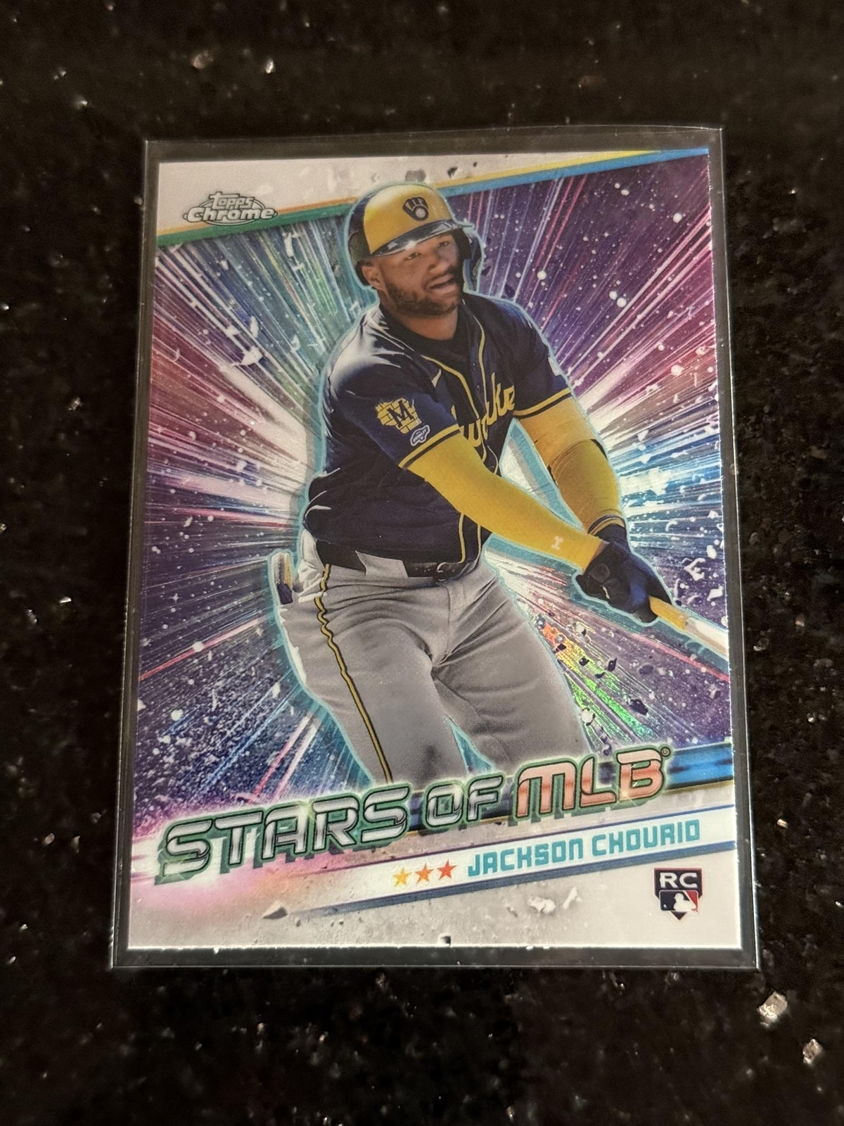 2024 Topps Update #CSMLB-84 Jackson Chourio Stars of MLB Chrome Brewers