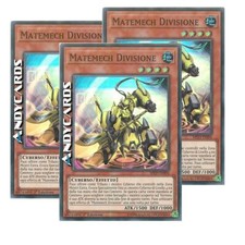 3x MATEMECH DIVISIONE • (Mathmech Division) • Super R • MYFI IT006 • YUGIOH!