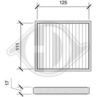 Diederichs Innenraumfilter Pollenfilter FüR Ford Scorpio II Turnier GNR GGR