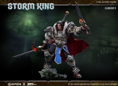 NEW GDTOYS x BROTOYS GB001 1/12 WOW Strom King Varian Wrynn Action