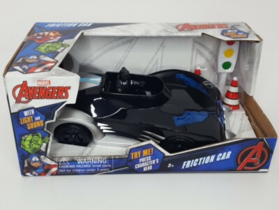 Marvel Avengers Black Panther Friction Car with Light & Sound. Brand New!