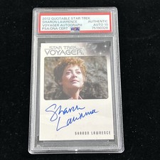 2012 Rittenhouse Star Trek Voyager Sharon Lawrence as Amelia Earhart PSA AUTO 10