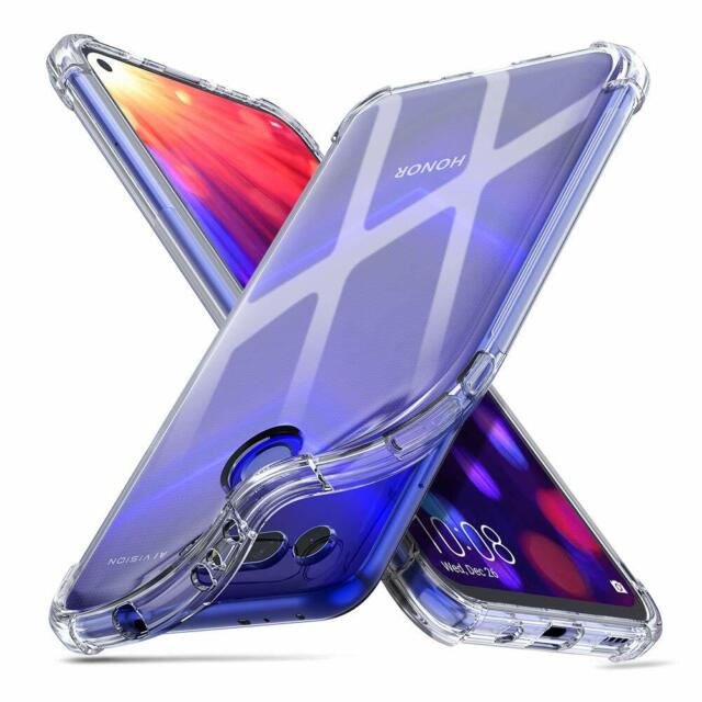 For Huawei Honor View 20 V20 Ultra Slim Shockproof Silicone CLEAR Cover Case IV10753