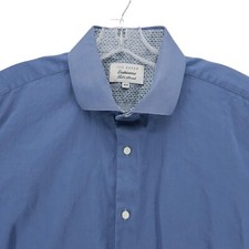 TED BAKER Endurance Blue Stretch Rosefit Dress Shirt Size 16.5