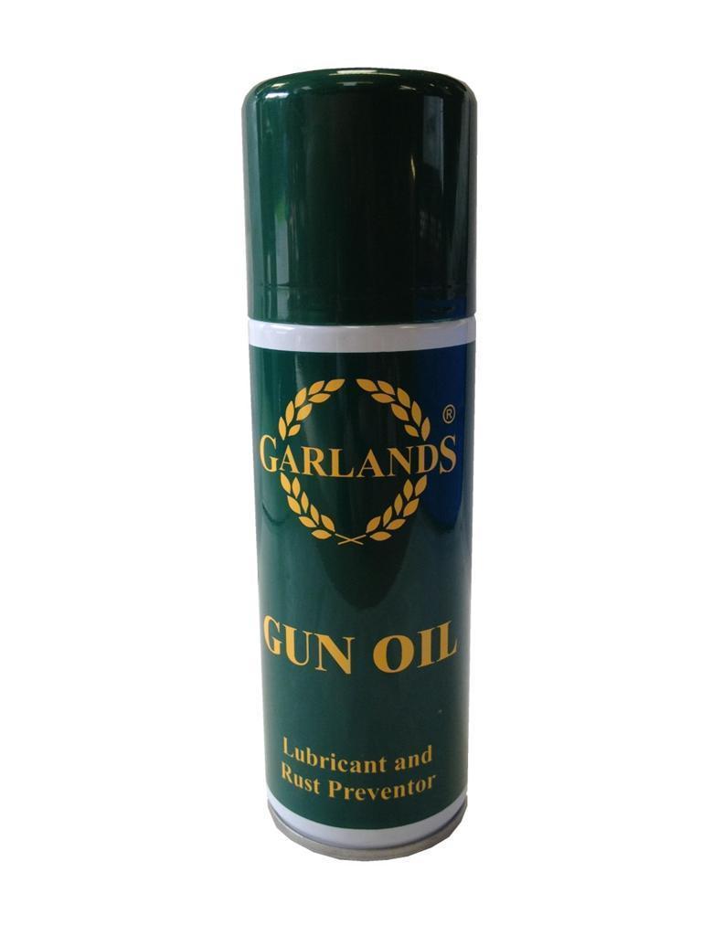 Garlands 200ml Gun Oil Spray Aerosol Lubricant shotgun Rifle Cleaning STOP RUST