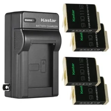 Wall Charger & 4 battery for Gopro HERO12 Black HERO11 HERO10 HERO9 ADBAT-001