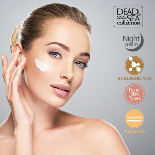 Dead Sea Collection Anti Wrinkle Night Cream Hyaluronic Acid 50ml (1.69