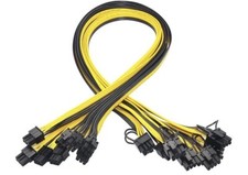 PCI-E6 Pin To 8 Pin 6 2 PCI-E Male to Male GPU Power Cable