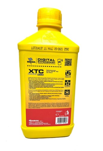 5 Litri Bardahl XTC C60 10W40 OFF ROAD Olio Moto Fuoristrada Cross Enduro SYNT - Foto 4 di 8