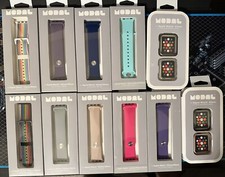 9 Modal Silicone / Nylon Bands for Apple Watch 42, 44, 45mm and BONUS items