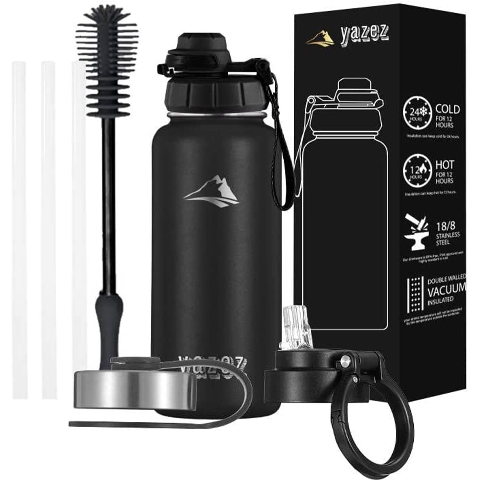 &ndash; Stainless Steel Water Bottles 18/22/32/oz Insulated Tumb