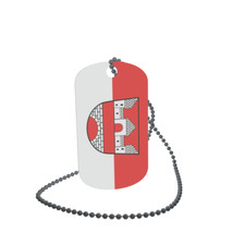Dog Tag Flag Bunting Bersenbr ck Dog Tag Aluminium 30 x 50 mm