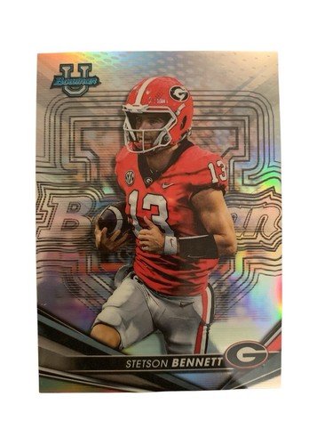 Stetson Bennett 2023 Bowman's Best University #50 Refractor Georgia Bulldogs - Bild 1 von 7