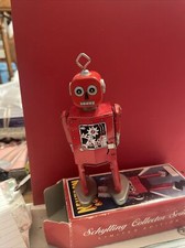 SCHYLLING 1999 COLLECTORS SERIES NEUTRON ROBOT MAN WIND UP TIN TOY ROBOT LIMITED