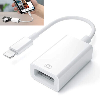 USB A auf Apple Adapter OTG für iPhone iPad USB-Stick Daten Schnellladen 3.0