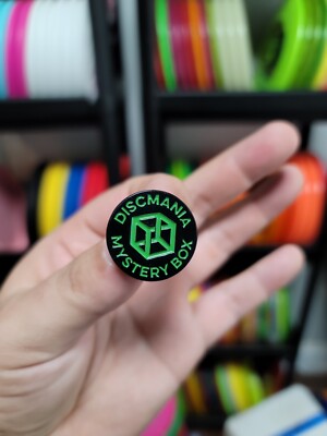 Discmania Pin Black 2022  Mys Box Limited Edition Disc Golf Pin
