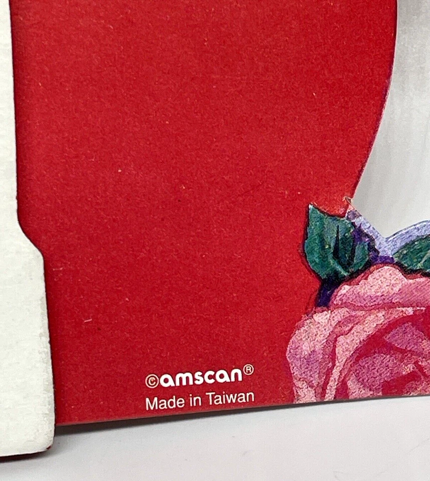 Valentines Day Honeycomb Centerpiece Floral Love Ephemera Craft Vintage - Image 3 of 4