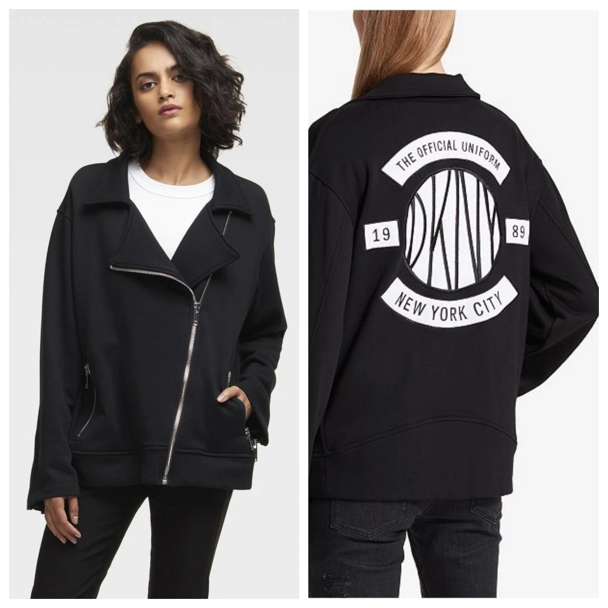 Dkny 2 in 1 blazer and bomber best sale jacket