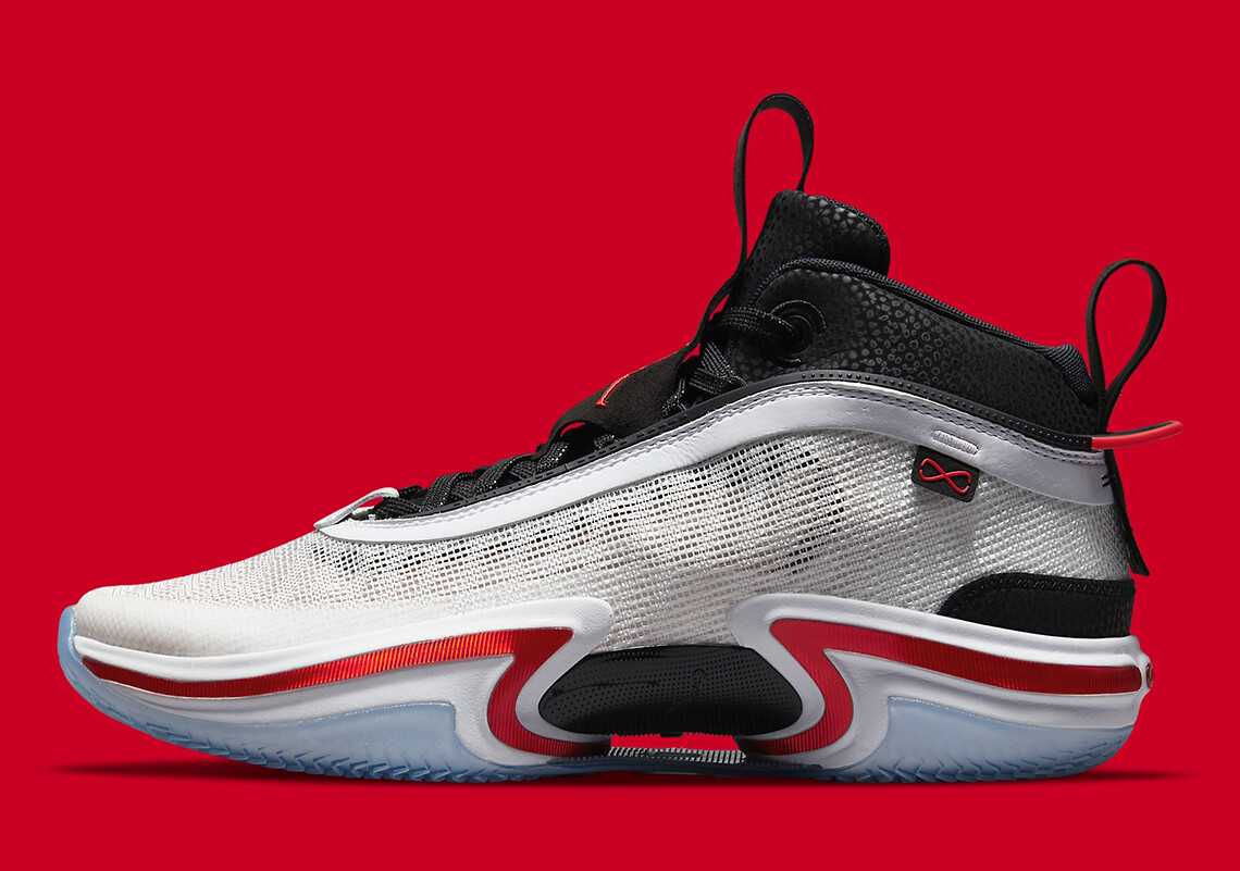 Nike Air Jordan XXXVI 35 GS Psychic Energy Белый красный DA9054-100 6,5 лет = 8 Женские