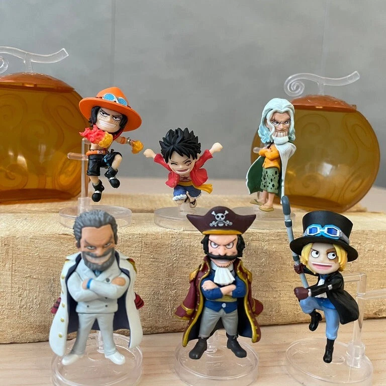 Bandai ONE PIECE Onepi no Mi Vol.8 Devil Fruit Figure Set of 6 Gashapon NEW