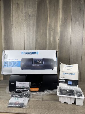 SiriusXM Portable Speaker Dock Audio System For Satellite Radios SXSD2 BUNDLE
