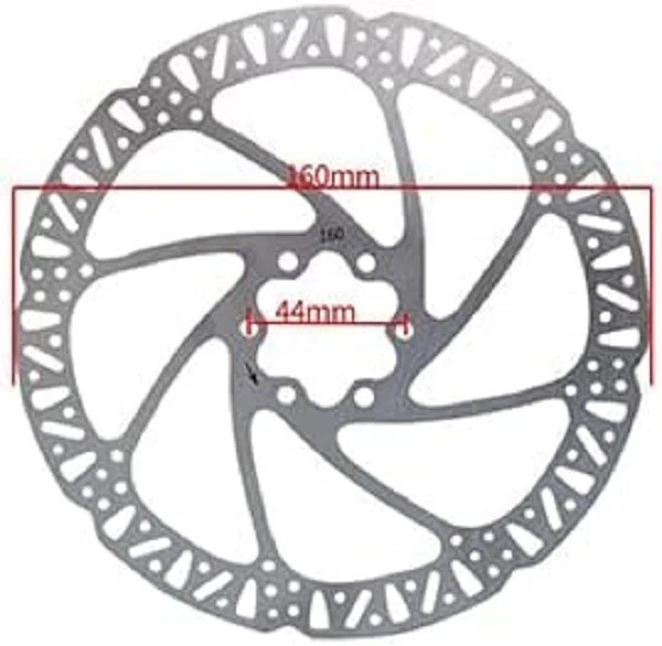 Zoom Freno de Disco Hidráulico Bicicleta de Montaña MTB Juego de Disco Flotante Delantero y Trasero 160mm Foto 2 de 4